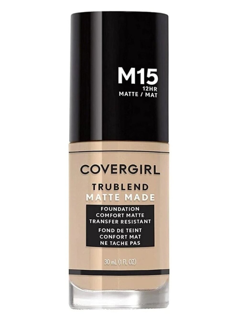 CoverGirl TruBlend Matte Made Foundation M15 Medium 15 Full Coverage New